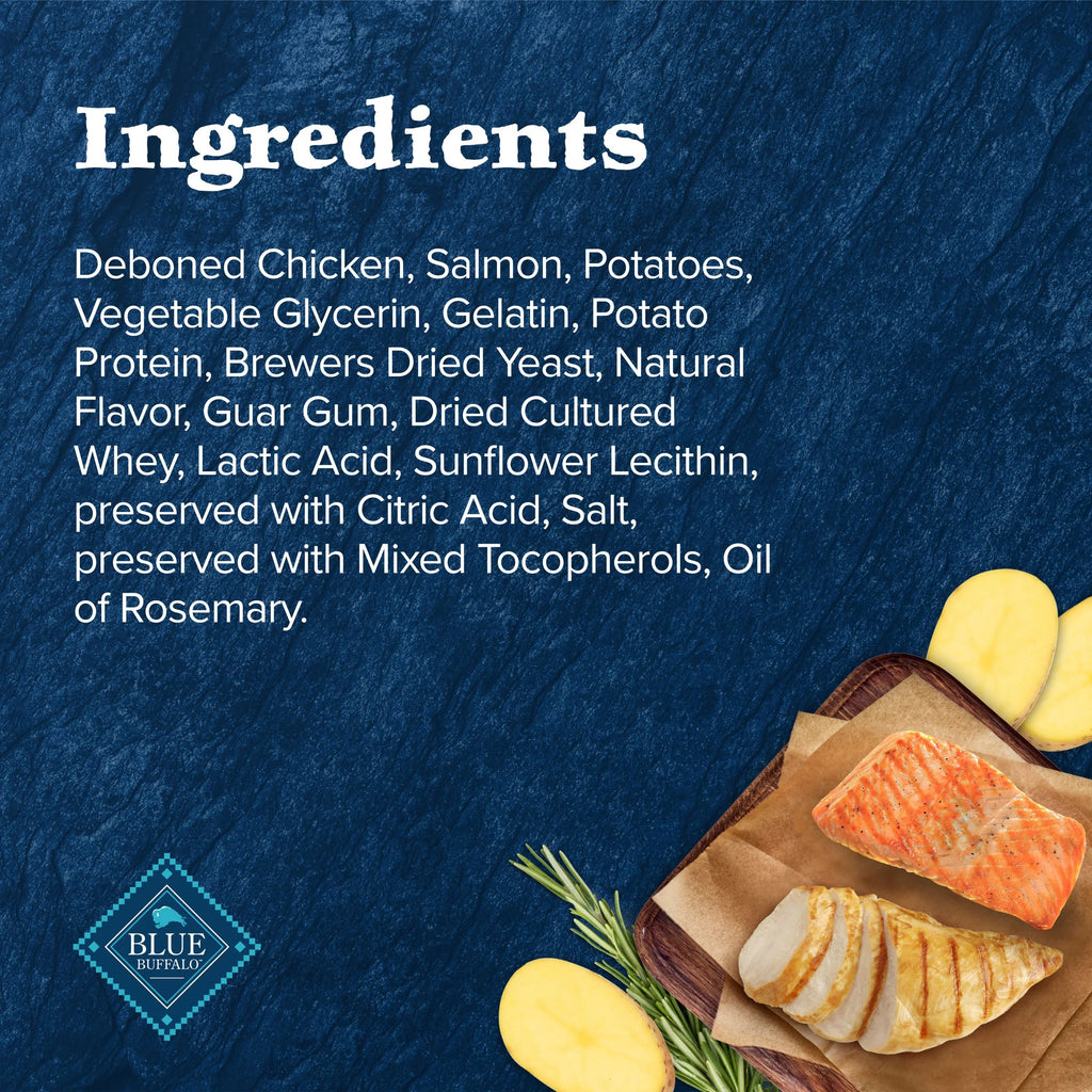 Wilderness Chicken & Salmon Flavor Dry Soft Treats for Cats, Grain-Free, 2 Oz. Bag