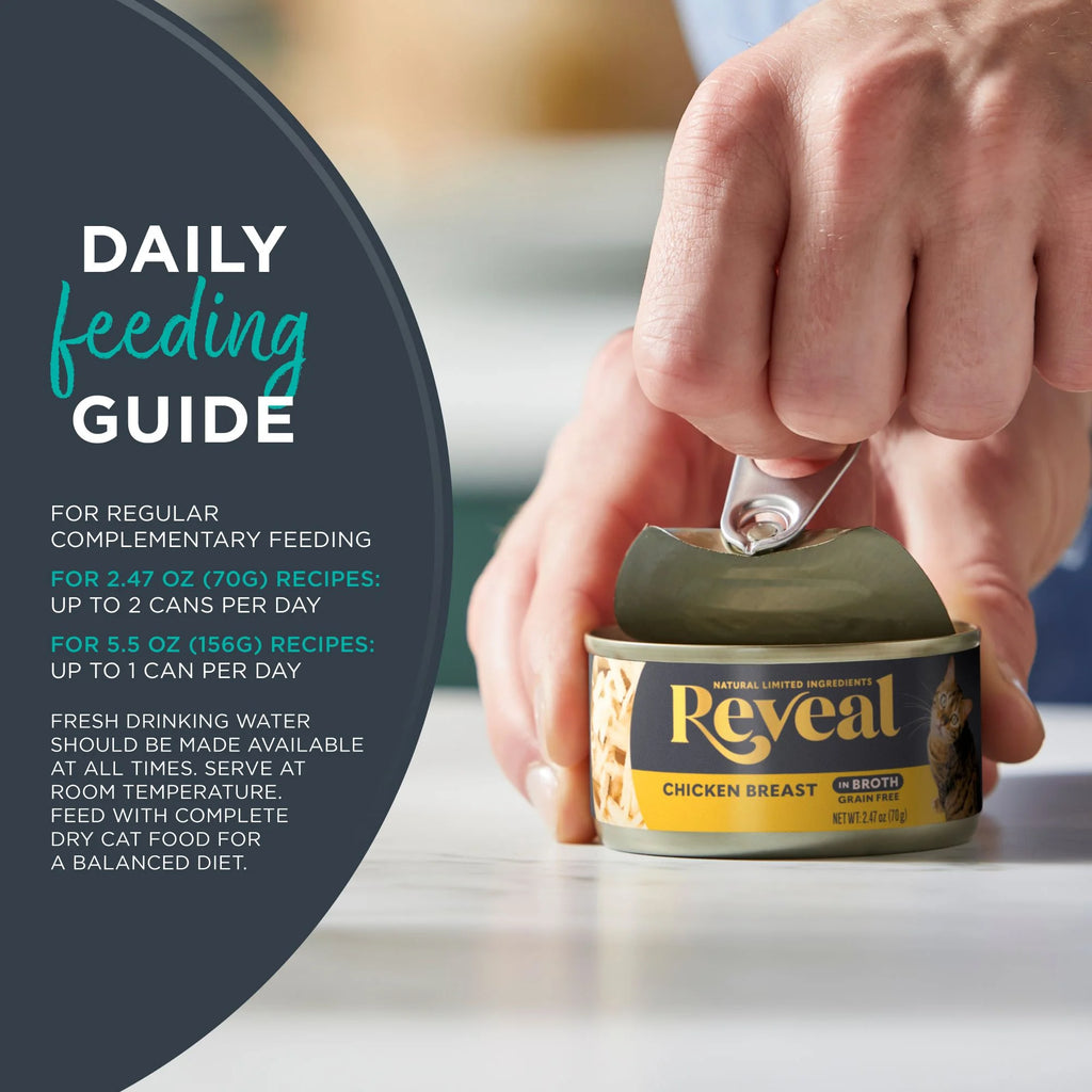 Pet Food Natural Wet Cat Food, Fish & Chicken in Broth Variety Pack, 12 X 2.47Oz Pouches