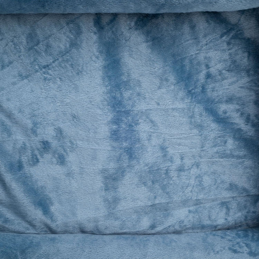 Orthopedic Rectangle Bolster Pet Bed,Dog Bed, Medium 25X21 Inches Blue, by , Blue with Orthopedic Insert. (HCT-ORT-BLUE)