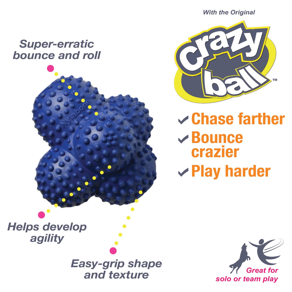 Power Play Crazy Ball Dog Toy Large/Giant - up to 50 Lbs. (1 Count)